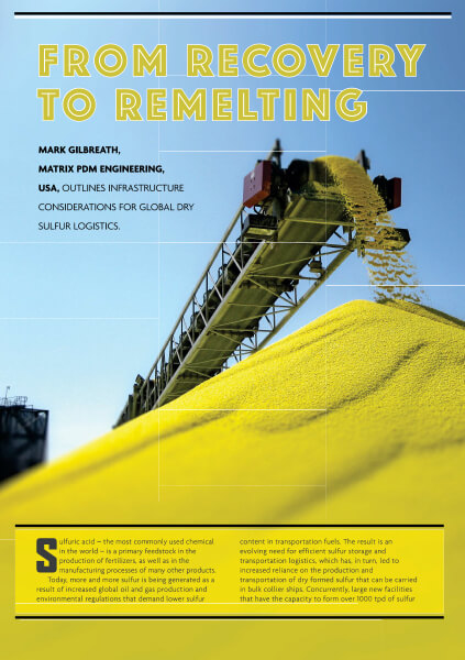 From Recovery to Remelting World Fertilizer Magazine Matrix Service