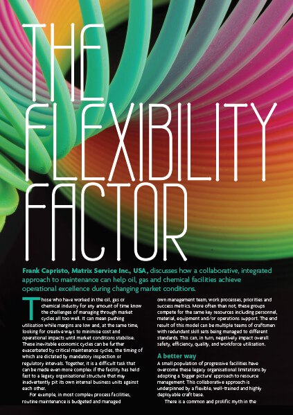 The flexibility factor Operational Excellence