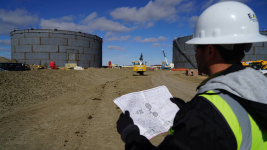 What is an EPC agreement Matrix Service