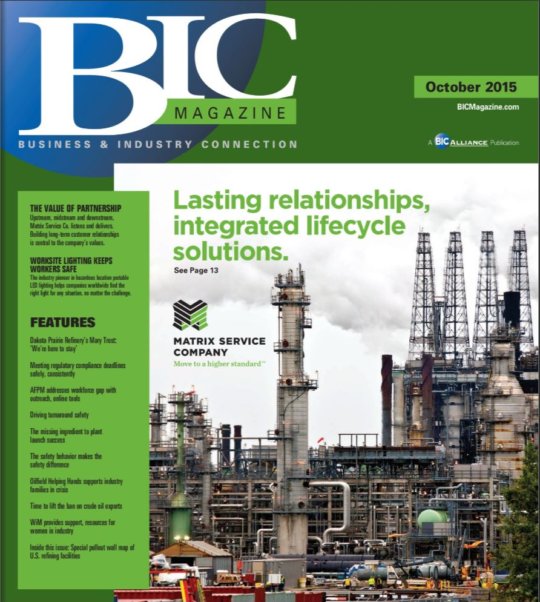 BIC Magazine Integrated Lifecycle Solutions Matrix Service