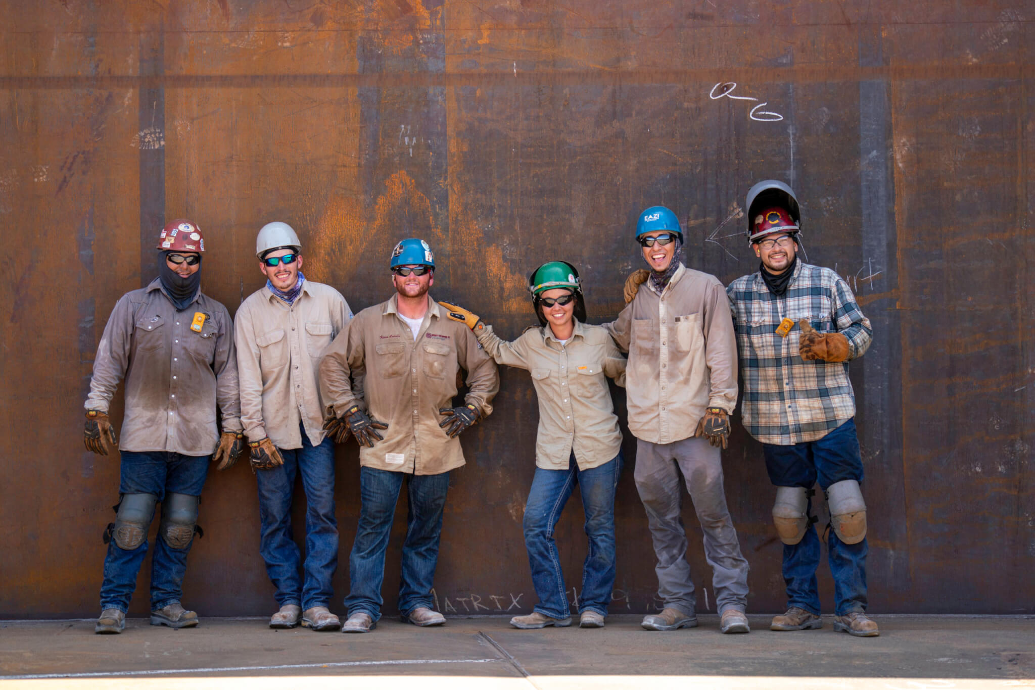 picture of welders at job site